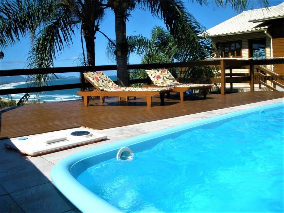 Casa Vista Privilegiada: Piscina E Conforto Garopaba Luaran gambar