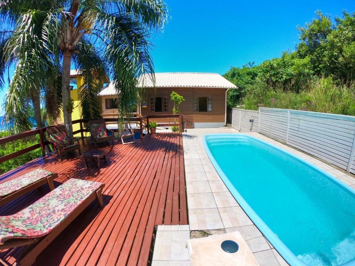 Casa Vista Privilegiada: Piscina E Conforto Garopaba Luaran gambar