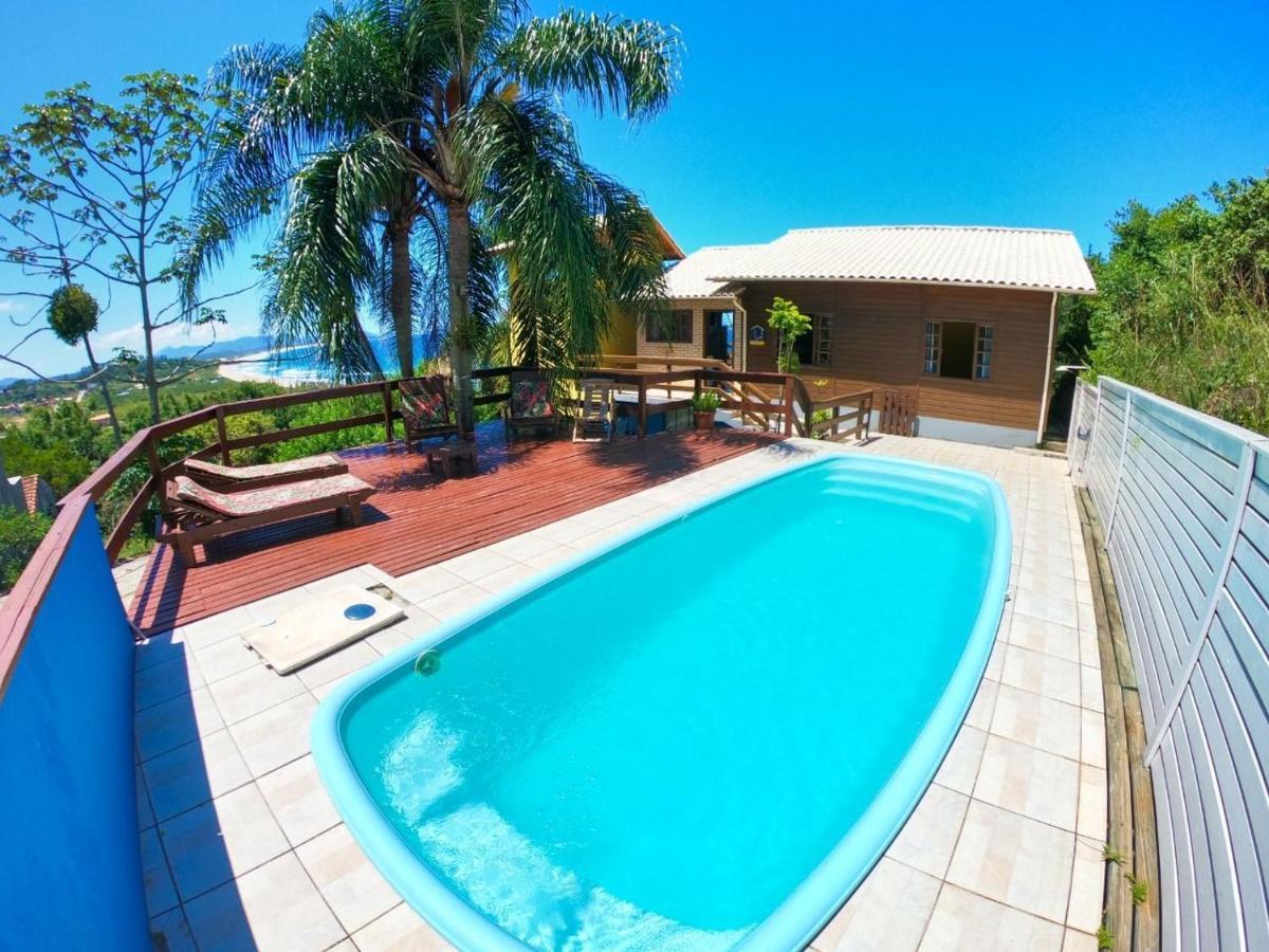 Casa Vista Privilegiada: Piscina E Conforto Garopaba Luaran gambar