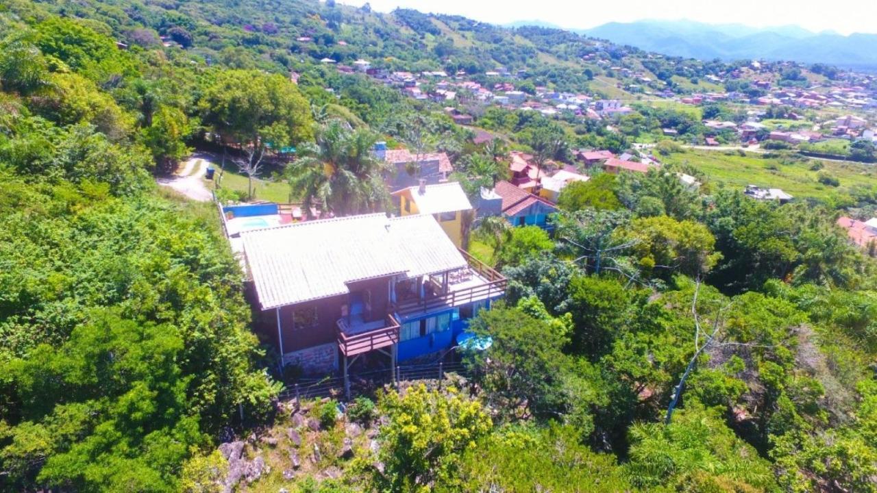 Casa Vista Privilegiada: Piscina E Conforto Garopaba Luaran gambar