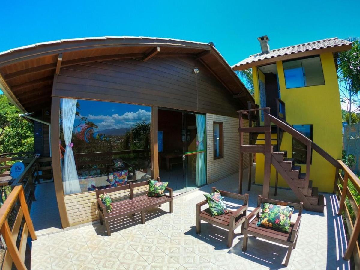 Casa Vista Privilegiada: Piscina E Conforto Garopaba Luaran gambar